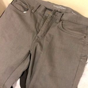 Banana Republic Traveler Pants 31/32 Slim Gray